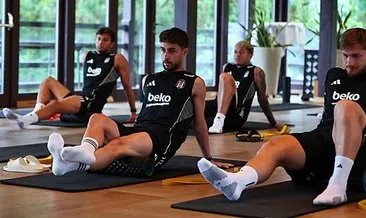 Beşiktaş, akşam idmanında salonda çalıştı!
