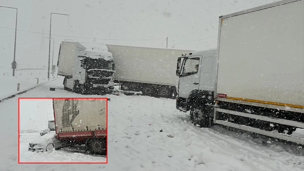 Bitlis’te zincirleme kaza! 4 tır ve 2 otomobil birbirine girdi: Yaralılar var!