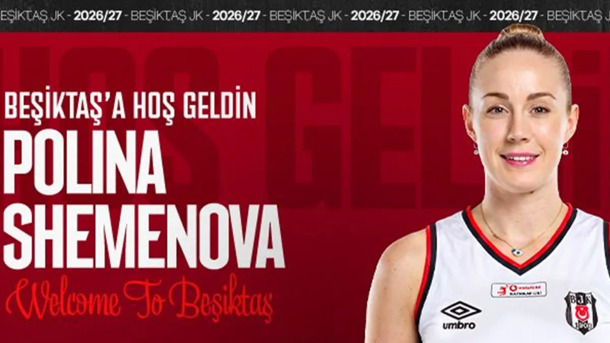 Beşiktaş, Polina Shemanova’yı transfer etti! Beşiktaş, Polina Shemanova’yı transfer etti!