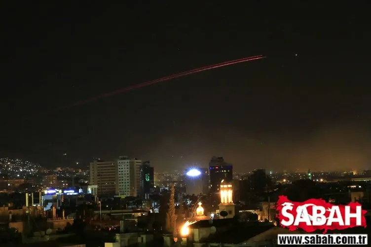 ABD Suriye’yi vurdu! İşte Şam’dan ilk görüntüler