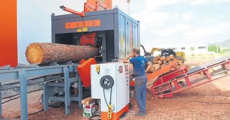 Ustalardan tomruk soyma makinesi