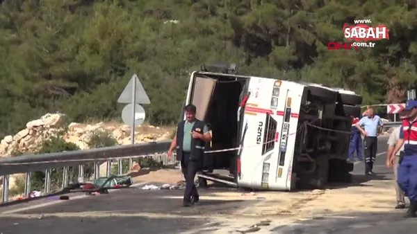 Mersin'de otobüs devrildi: 3 ölü çok sayıda yaralı var