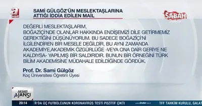 Koç Üniversitesi öğretim üyesi Sami Gülgöz’den skandal Boğaziçi mesajı! | Video