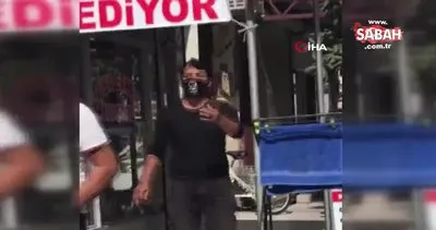 Antalya’da seyyar satıcı, kendisini cep telefonuyla çeken kadın zabıtaya saldırdı | Video