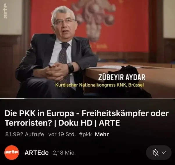 Avrupa kanalında PKK propagandası! Teröristleri böyle konuşturdular…