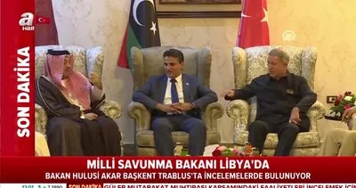 Son Dakika Haberi... Milli Savunma Bakanı Hulusi Akar’dan Libya’ya flaş ziyaret | Video