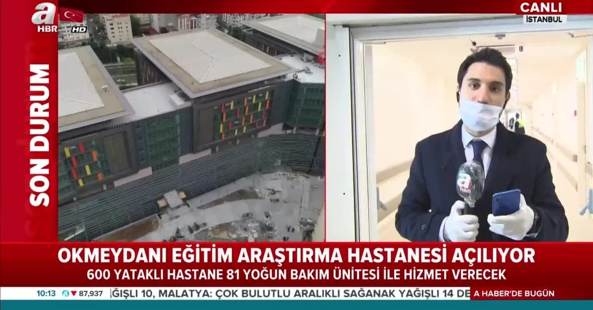 Okmeydani Egitim Ve Arastirma Hastanesi Bugun Aciliyor Tam 600 Yatakli Ve 81 Yogun Bakim Unitesi Video Videosunu Izle Son Dakika Haberleri