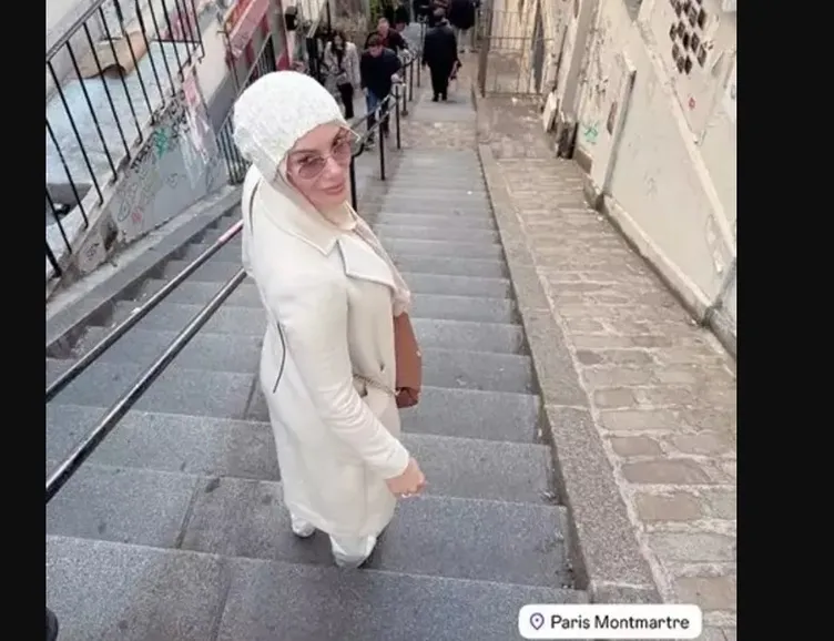 Aşkın başkentinde aşk dolu kare! Gamze Özçelik eşi Reshad Strik’e Paris’te poz verdi, sosyal medya yıkıldı: İşte o pozlar...