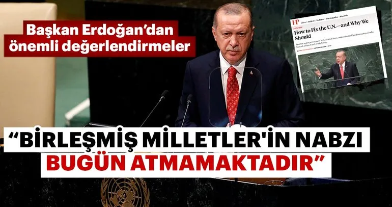 Erdoğan ABD merkezli dergi için makale yazdı!
