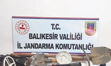 Kaçak kazı yapan 3 kişi yakalandı
