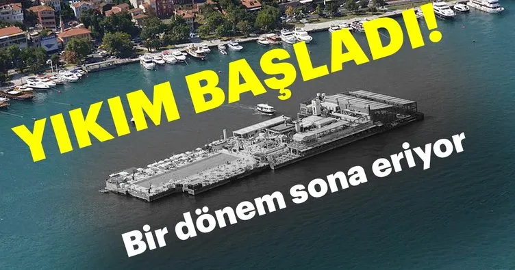 Son Dakika Haberi: Galatasaray Adası yıkılıyor!