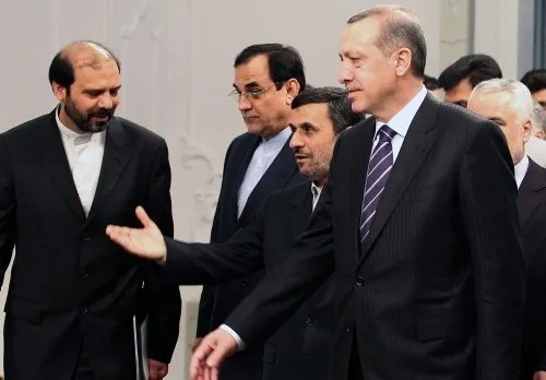 Başbakan Erdoğan-Ahmedinejad görüşmesinden kareler