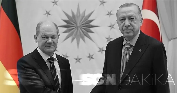 Son dakika | Başkan Erdoğan, Almanya Başbakanı Scholz ile görüştü