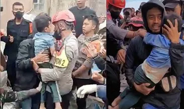 Endonezya’da mucize çocuk! Depremden 2 gün sonra enkazdan kurtarıldı