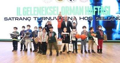 OGM Orman Haftası Satranç Turnuvası’nda ödüller sahiplerini buldu #ankara