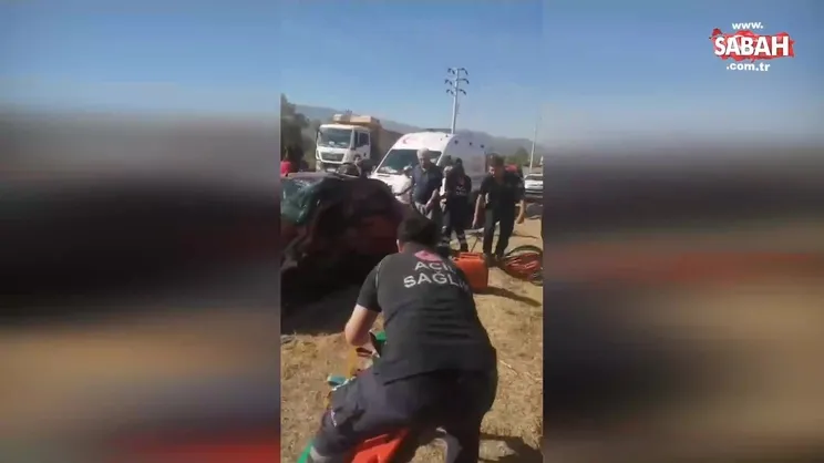 Muğla Yatağan’da iki otomobil çarpıştı