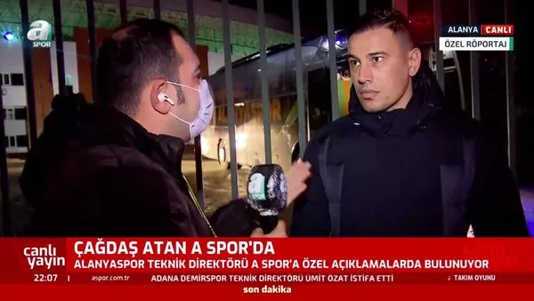 Çağdaş Atan Alanyaspor - Beşiktaş maçı sonrası A Spor'a konuştu! 