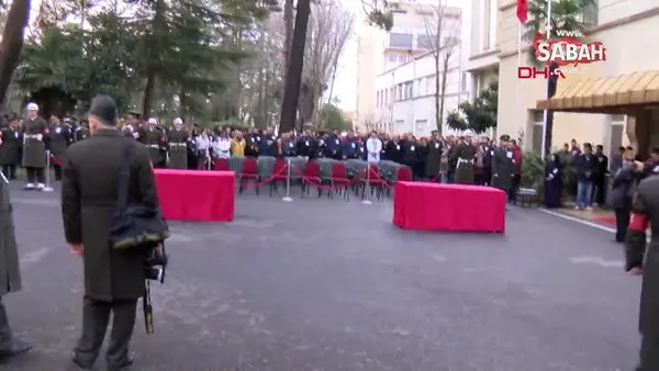 İstanbul'daki helikopter kazasında şehit olan askerlerimiz için tören düzenlendi