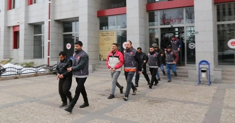 Erzurum’da eş zamanlı operasyon