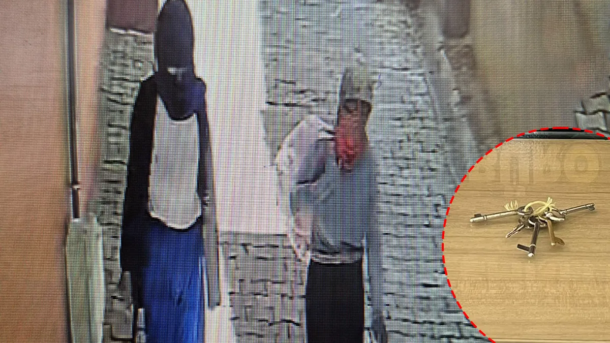 Ağrı Patnos'ta ev ev gezen maskeli şüpheliler.