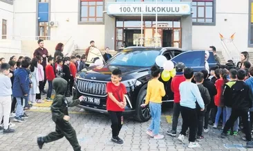 Okulda Togg heyecanı