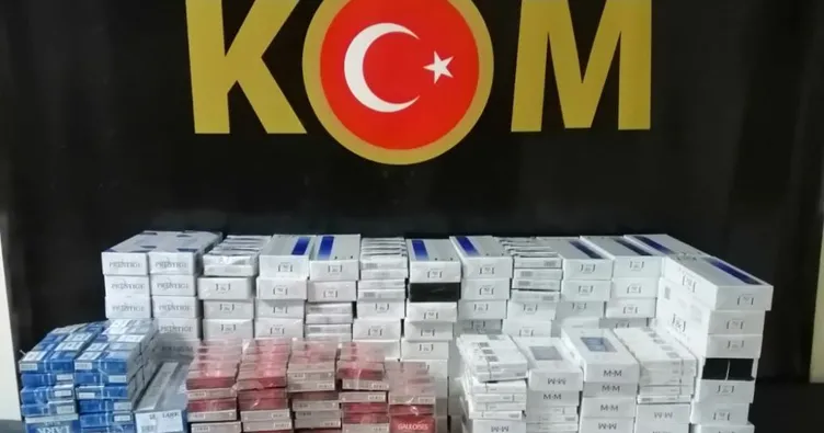 Sigara kaçakçısı yolda yakalandı