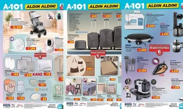 A101 AKTÜEL 8 EKİM PERŞEMBE KATALOĞU! A101 aktüel indirimleri: Bebek arabası, akıllı kamera, buharlı ütü