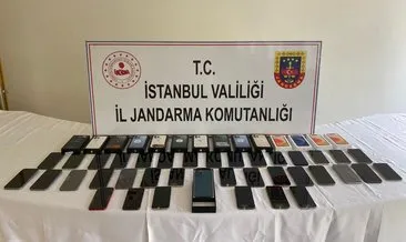 Jandarma’dan kaçak cep telefonu operasyonu #istanbul