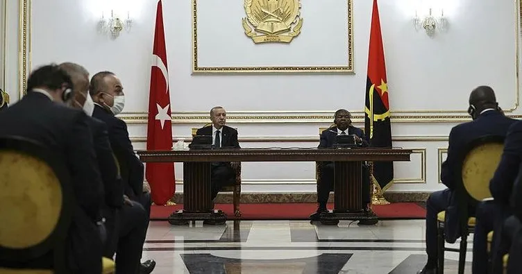 Başkan Erdoğan Angola’da! İş birliğimizi daha da geliştireceğiz