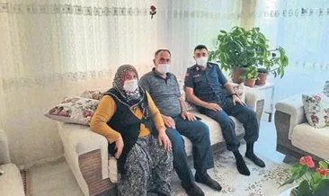 Komutandan şehit evine ziyaret