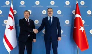 KKTC Başbakanı Üstel’den Dışişleri Bakanı Fidan’a teşekkür