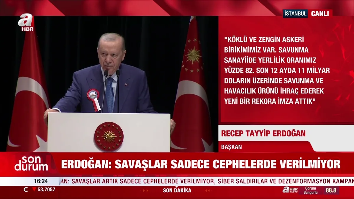 Başkan Erdoğan’dan milli güvenlik ve iç cephe vurgusu: “Savaşlar sadece cephelerde verilmiyor” | Video videosunu izle Başkan Erdoğan’dan milli güvenlik ve iç cephe vurgusu: “Savaşlar sadece cephelerde verilmiyor” | Video videosunu izle