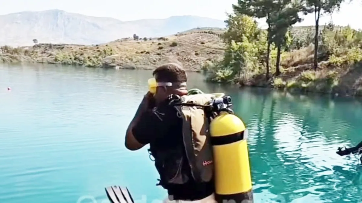 Serinlemek için girdiği gölde boğuldu