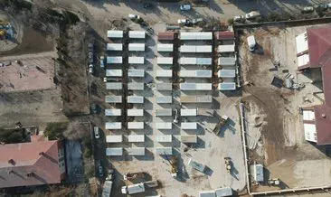 Elbistan’a konteyner kentlerden sonra konteyner çarşı kuruluyor