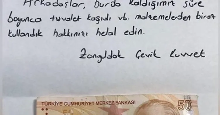 Zonguldak Çevik Kuvvet Düzce’deki öğrencilerden helallik istedi