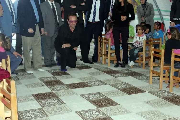 Dünyaca ünlü şarkıcı Bono, Gaziantep’te
