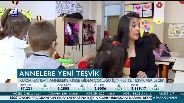 Annelere yeni teşvik!