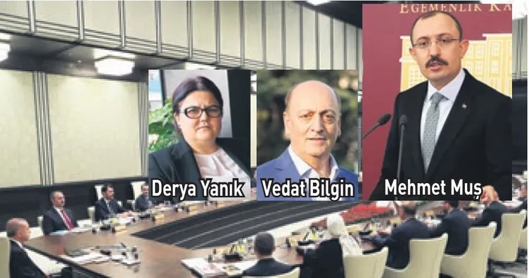 Kabinede nöbet değişimi