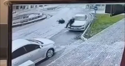 İdil’de kontrolden çıkan otomobil iki yayaya çarptı! 2 yaralı #sirnak