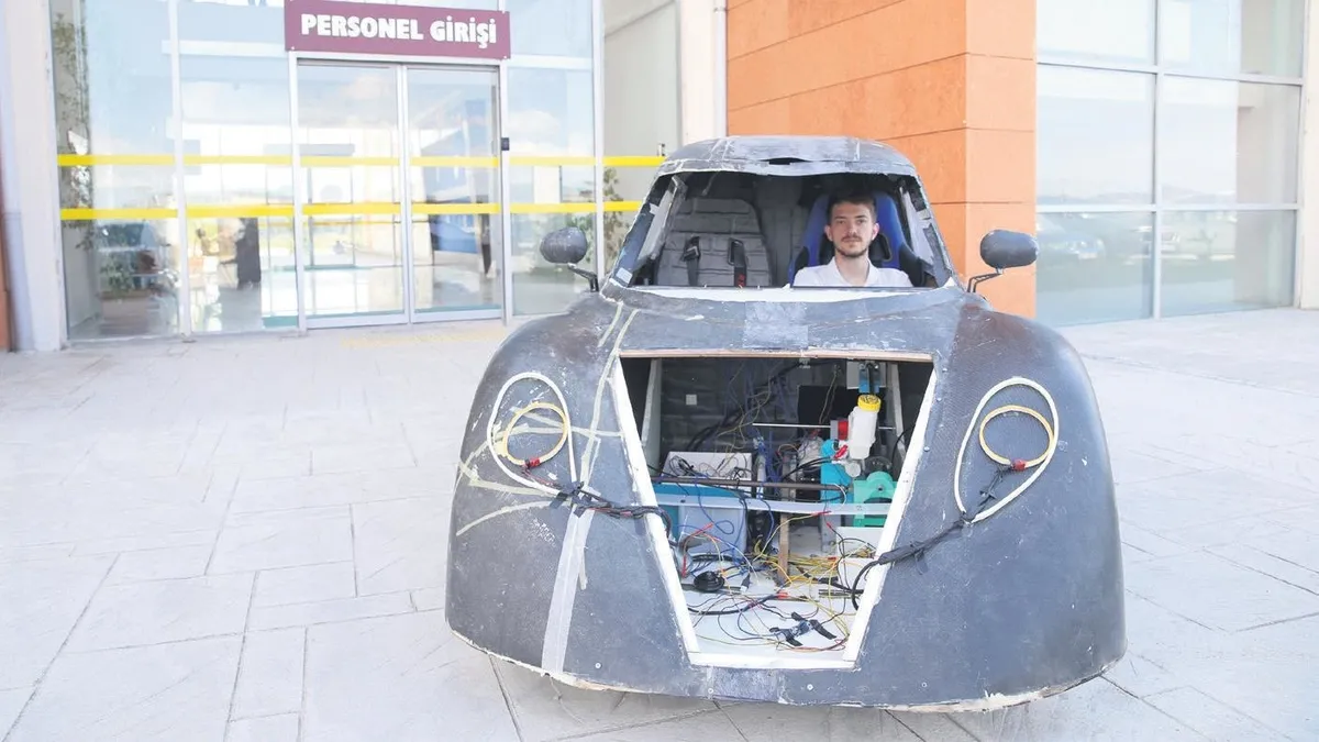 Kastamonu Üniversitesi'nin Elektrikli Aracı Atabey Gazi TEKNOFEST Yolunda