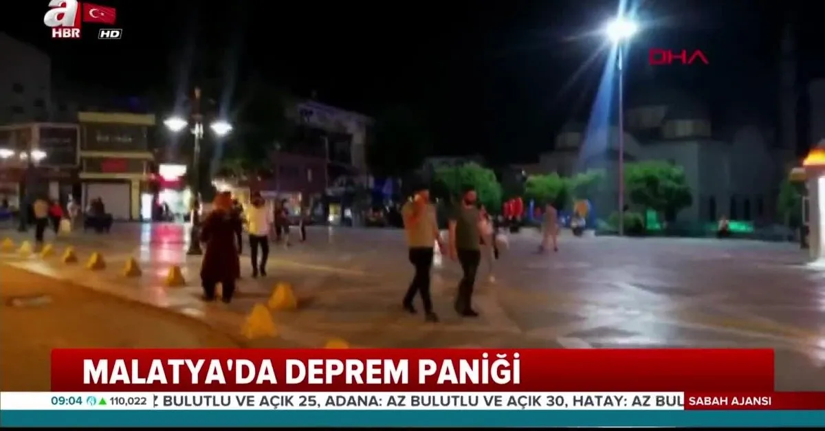 Malatya Da Yasanan 5 0 Buyuklugunde Deprem Ani Kamerada Video Videosunu Izle Sabah Tv