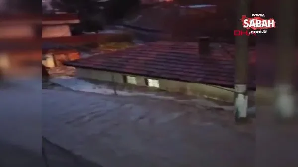 İzmir'de sağanak yağış! Cadde ve sokakları sel bastı | Video