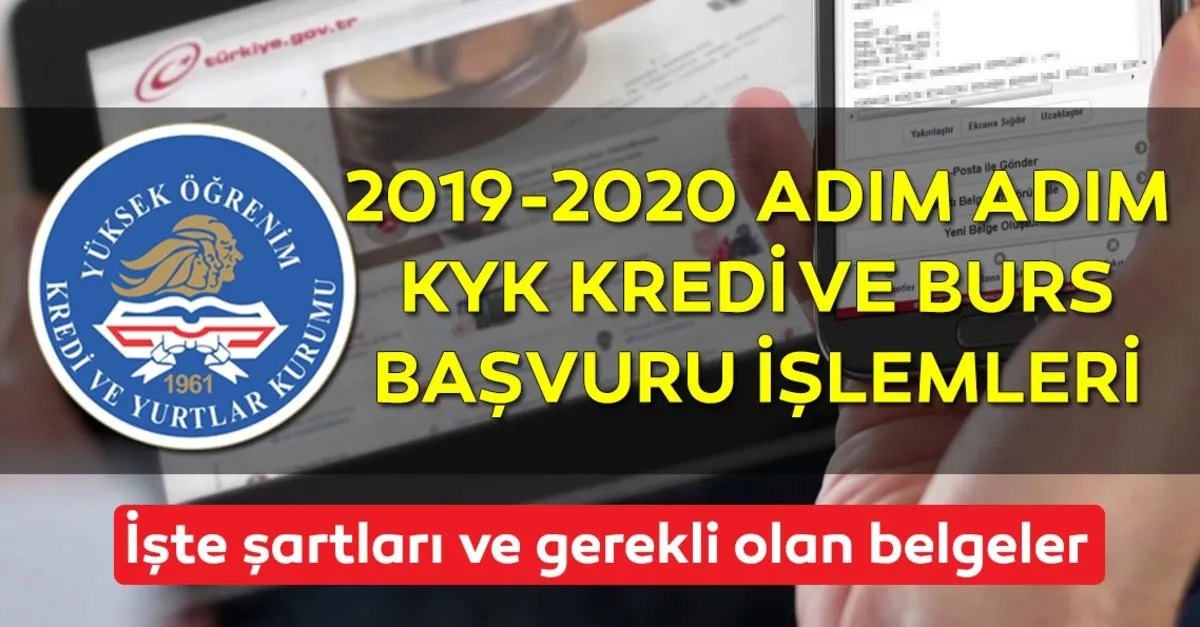 Kyk Burs Basvurusu 2019 E Devlet Ile Nasil Nereden Yapilir Kyk Burs Ve Kredi Basvurulari Sartlari Belgeleri Neler Egitim Haberleri