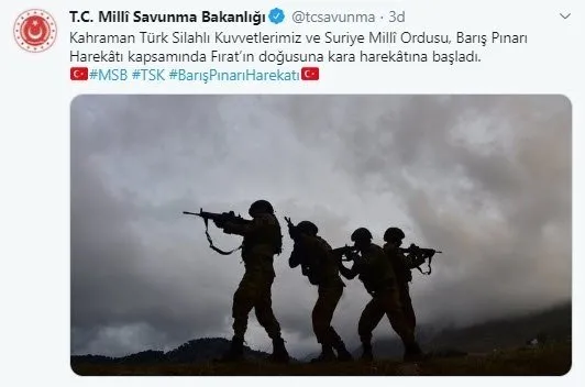 Barış Pınarı Harekatı'nda 2. gün! İşte Barış Pınarı Harekatı'nda son dakika gelişmeler...
