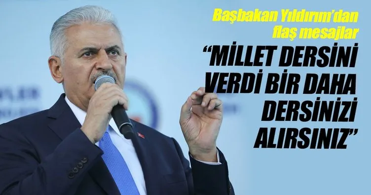 Başbakan Yıldırım: AK Parti’nin önünü kesmek için kıyasıya mücadele ettiler