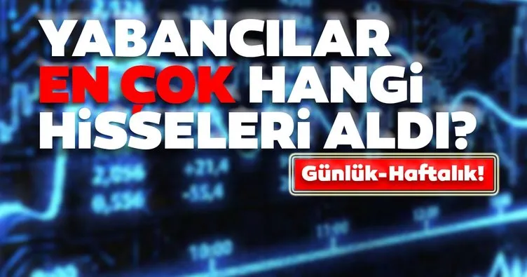 Borsa İstanbul’da günlük-haftalık yabancı payları 01/09/2020