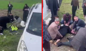 Diyarbakır'da kontrolden çıkan araç dehşet saçtı! Taklalarla durdu, hurdaya döndü: Yaralılar var #diyarbakir