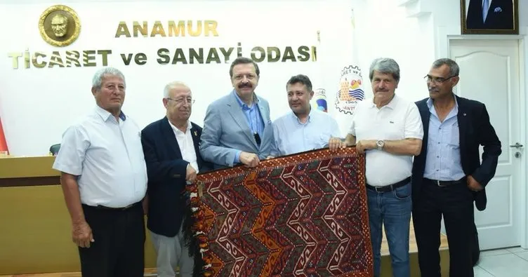 TOBB Başkanı Hisarcıklıoğlu Mersin’de temaslarda bulundu
