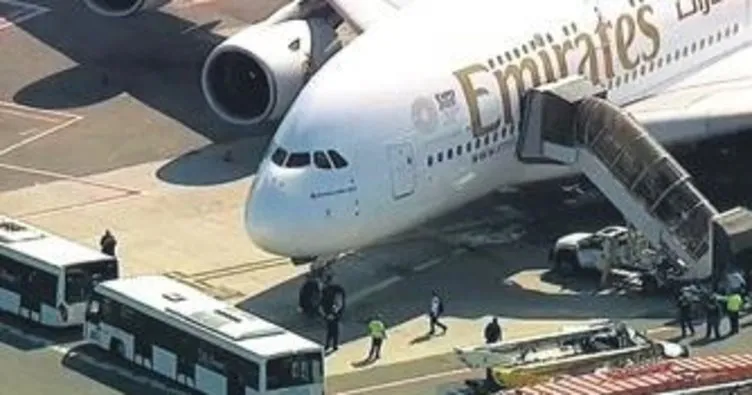 Emirates uçağı karantinaya alındı