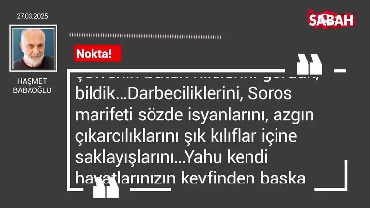 Haşmet Babaoğlu | Nokta!